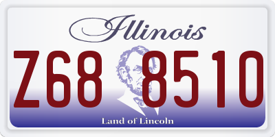 IL license plate Z688510