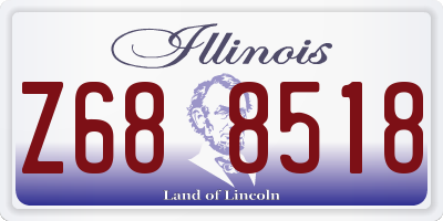 IL license plate Z688518