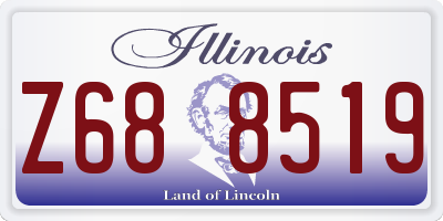 IL license plate Z688519