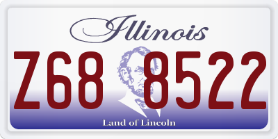 IL license plate Z688522