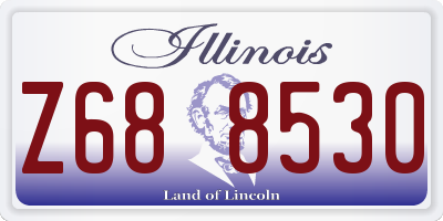IL license plate Z688530