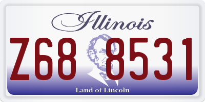 IL license plate Z688531