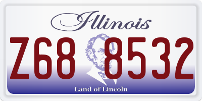 IL license plate Z688532
