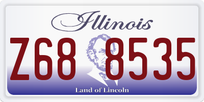 IL license plate Z688535