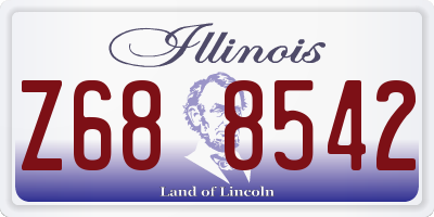 IL license plate Z688542