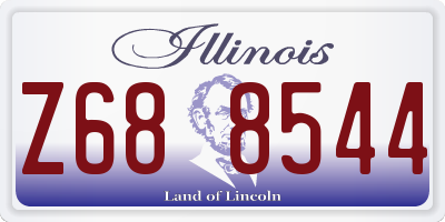 IL license plate Z688544