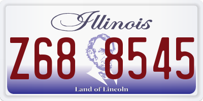IL license plate Z688545