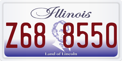 IL license plate Z688550