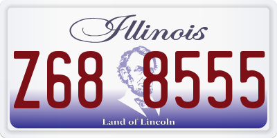 IL license plate Z688555