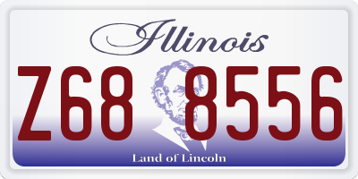 IL license plate Z688556