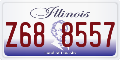 IL license plate Z688557