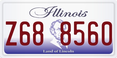 IL license plate Z688560