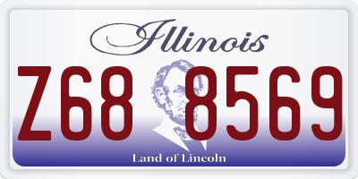 IL license plate Z688569