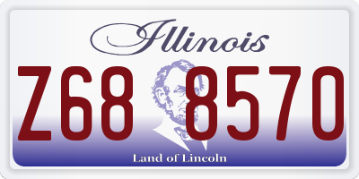 IL license plate Z688570