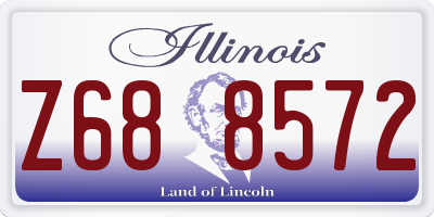 IL license plate Z688572