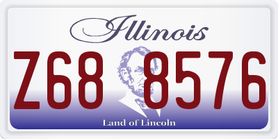 IL license plate Z688576