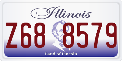 IL license plate Z688579
