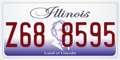 IL license plate Z688595