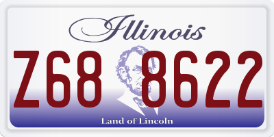 IL license plate Z688622