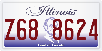 IL license plate Z688624