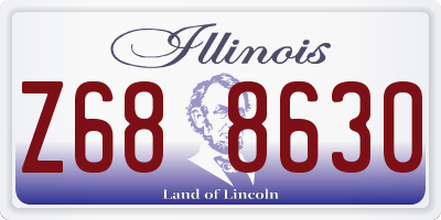 IL license plate Z688630