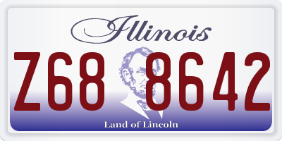 IL license plate Z688642