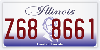 IL license plate Z688661