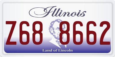 IL license plate Z688662