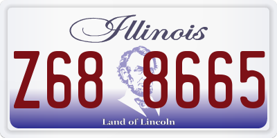 IL license plate Z688665