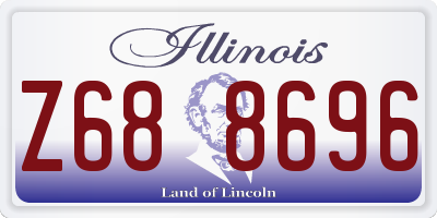 IL license plate Z688696