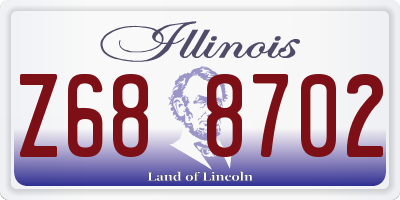 IL license plate Z688702