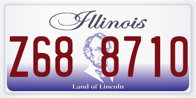 IL license plate Z688710