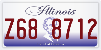 IL license plate Z688712