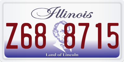 IL license plate Z688715