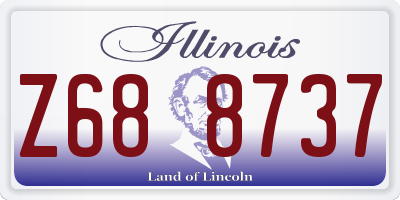 IL license plate Z688737