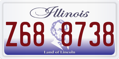 IL license plate Z688738
