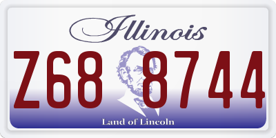 IL license plate Z688744