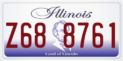 IL license plate Z688761