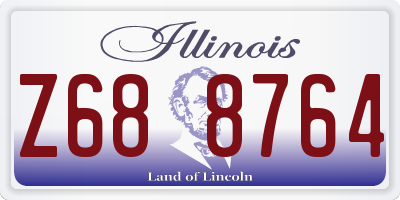 IL license plate Z688764