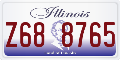 IL license plate Z688765