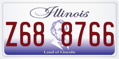 IL license plate Z688766