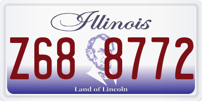 IL license plate Z688772