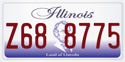 IL license plate Z688775