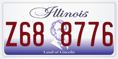 IL license plate Z688776