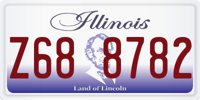 IL license plate Z688782