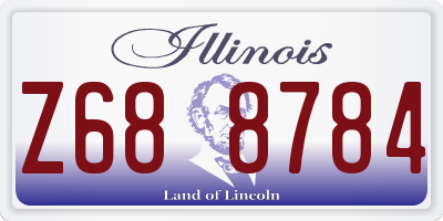 IL license plate Z688784
