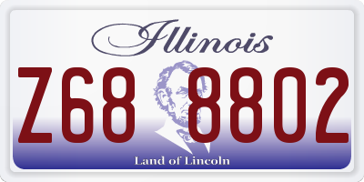 IL license plate Z688802