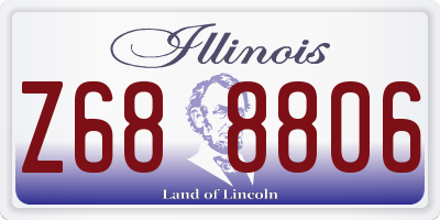 IL license plate Z688806