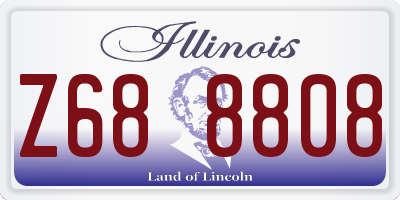 IL license plate Z688808