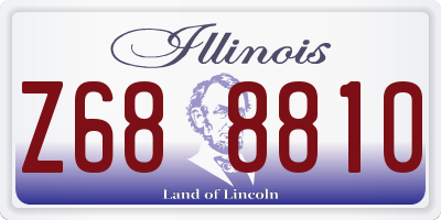 IL license plate Z688810